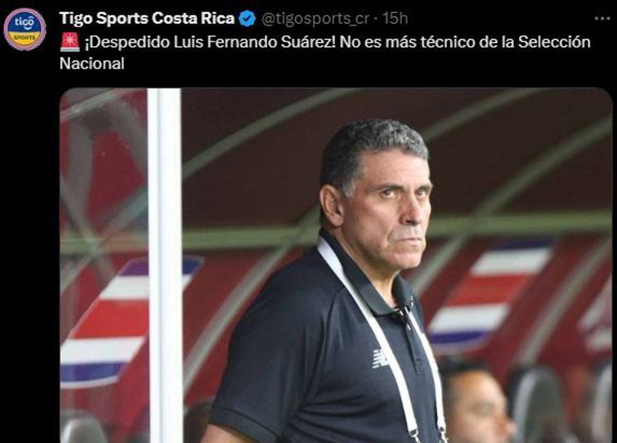 La prensa reacciona tras despido de Luis Suárez de la Selección de Costa Rica: “Por malos resultados”, “La Sele estaba muerta”