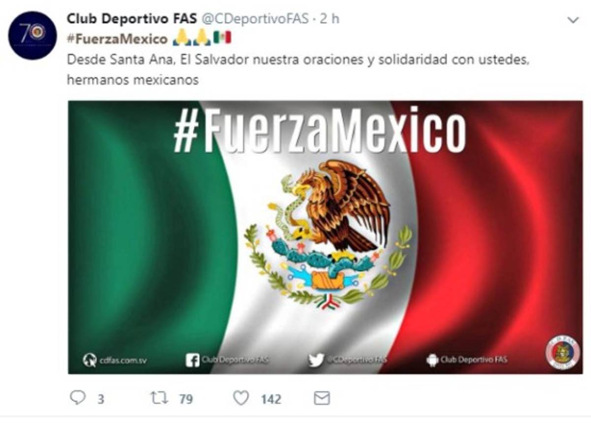 ¡Ojo! Famosos, deportistas e incluso Donald Trump envían sus mensajes de solidaridad a México
