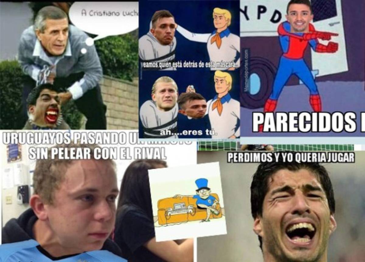 Los memes atacan a Muslera y Suárez tras eliminación de Uruguay ante Francia
