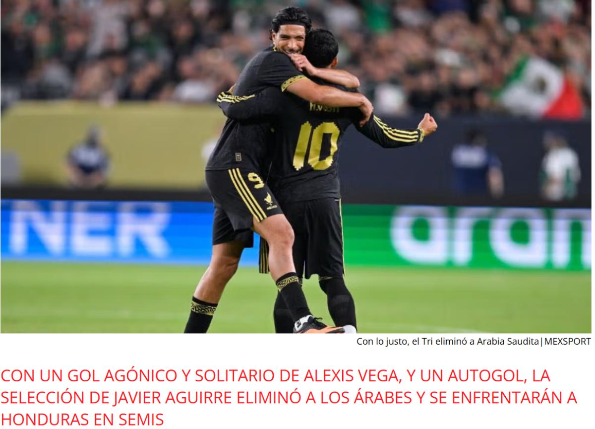 México no juega a nada, Sin convencer: Faitelson y la prensa mexicana molestos; esto dicen de la semifinal ante Honduras