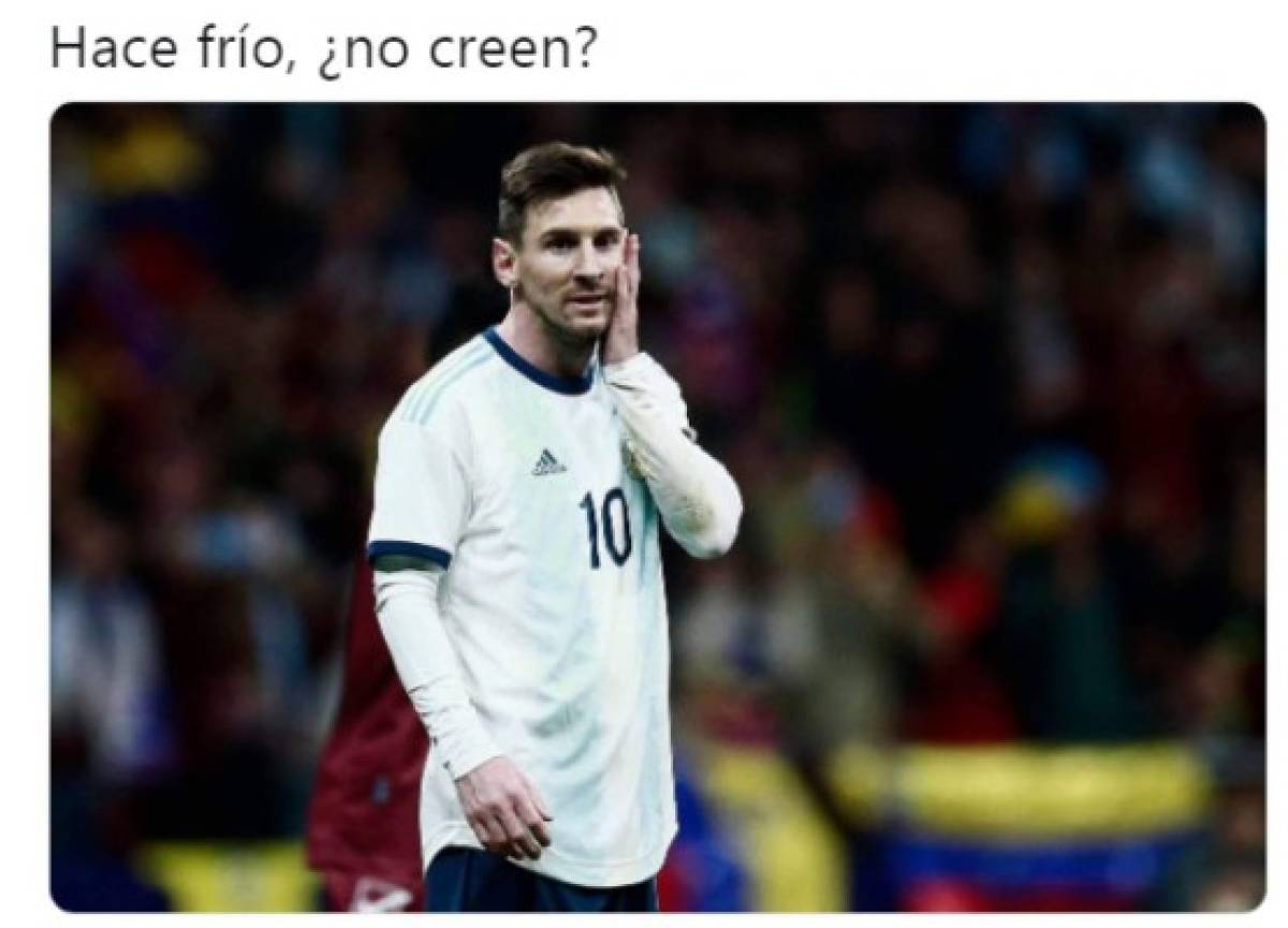 Los memes trituran a Messi por la derrota de Argentina ante Venezuela