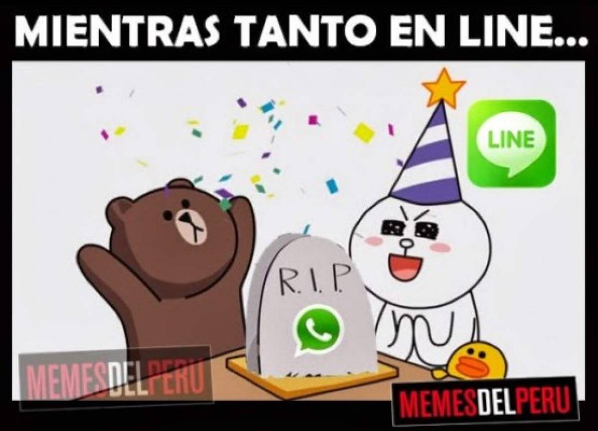 ¡Acribillan con crueles memes a Whatsapp por caída a nivel mundial!