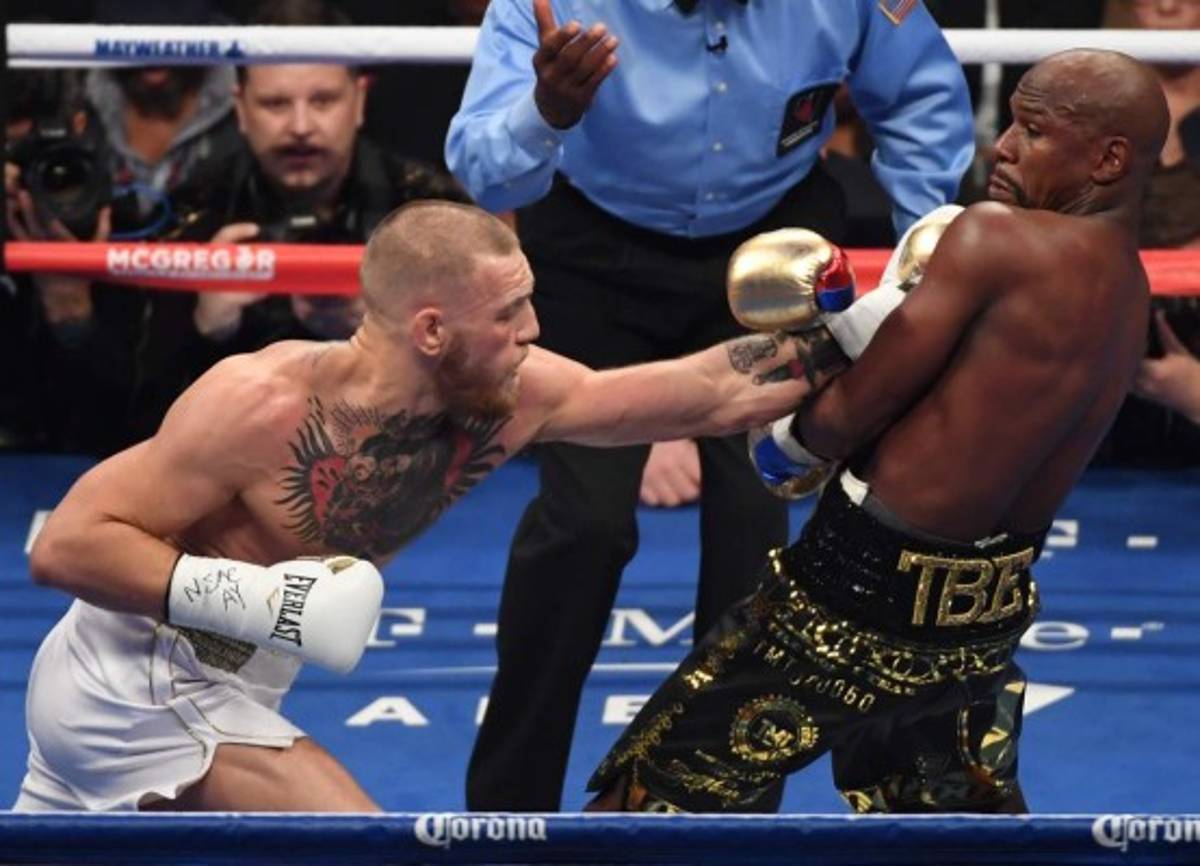 Las mejores fotos que dejó el triunfo de Floyd Mayweather ante Conor McGregor