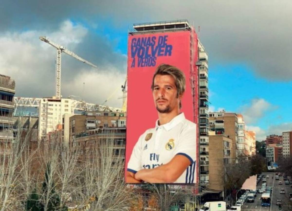 Barcelona: Laporta coloca un cartel gigante frente al Bernabéu y las redes estallan con memes