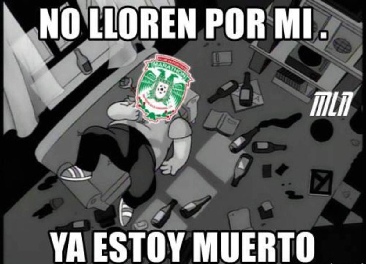 Marathón perdió el Clásico ante Real España y lo memes lo revientan por su mala racha en el Apertura