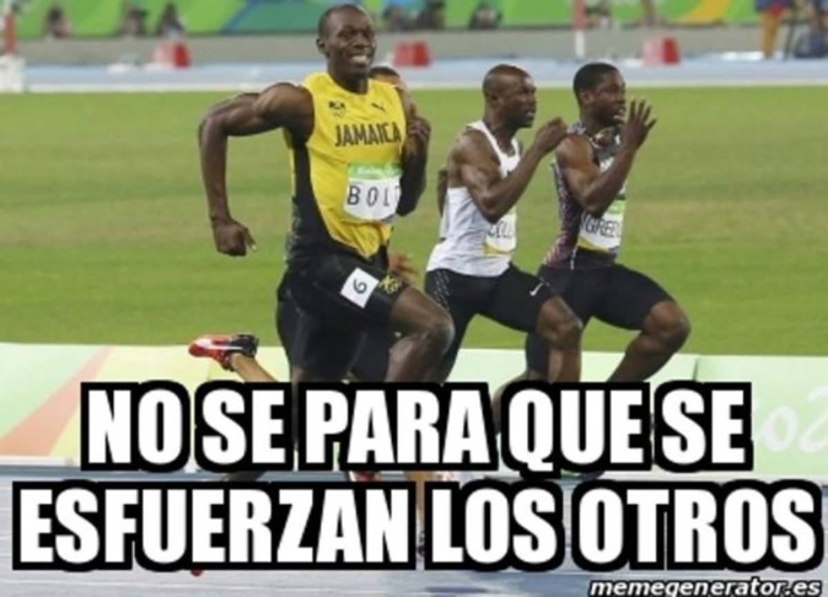 ¡Los ingeniosos memes por Usain Bolt en Juegos Olímpicos!