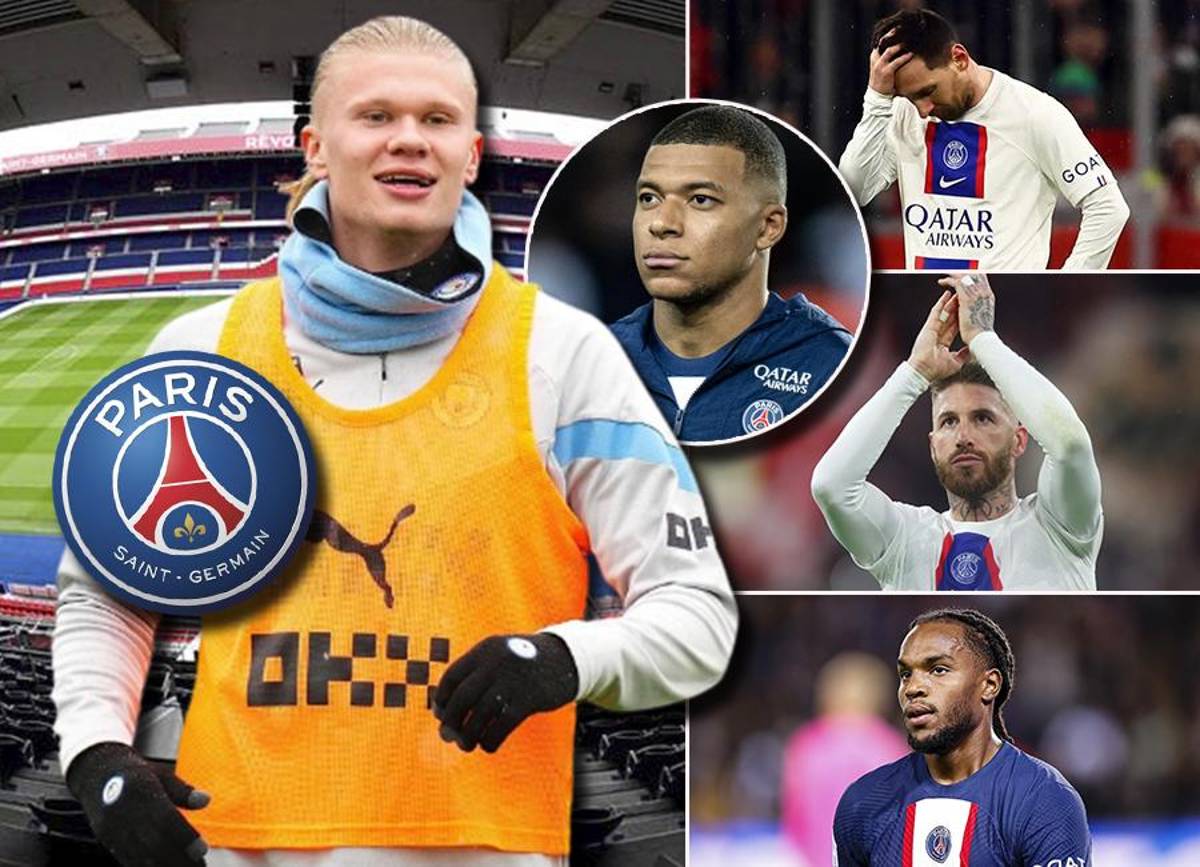 Sorpresón en París: la locura que va a realizar el PSG por el fichaje de Erling Haaland y los sacrificados