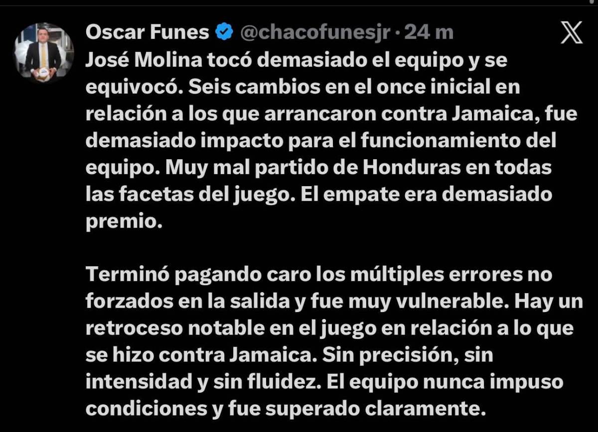 Tengan vergüenza: así reacciona la prensa tras el fracaso de Honduras