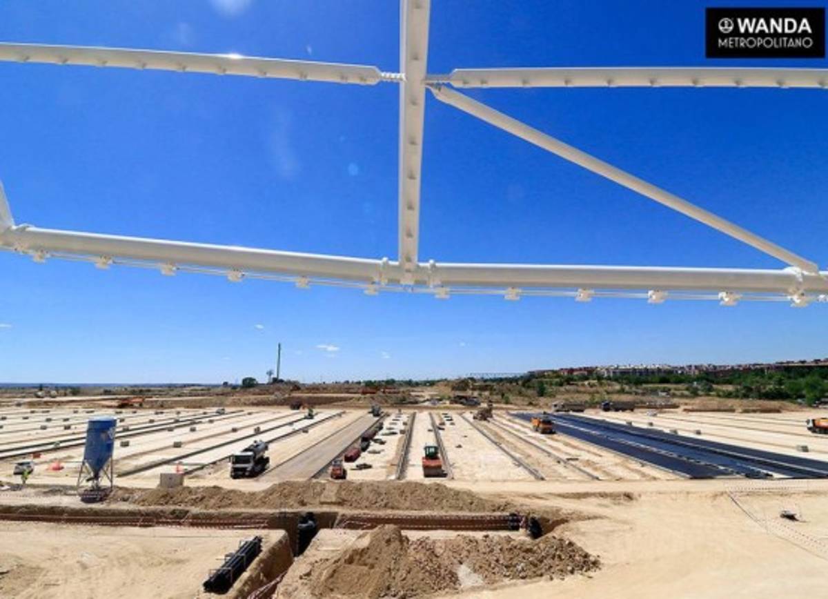 Así luce el nuevo estadio del Atlético de Madrid a tres meses de su inauguración