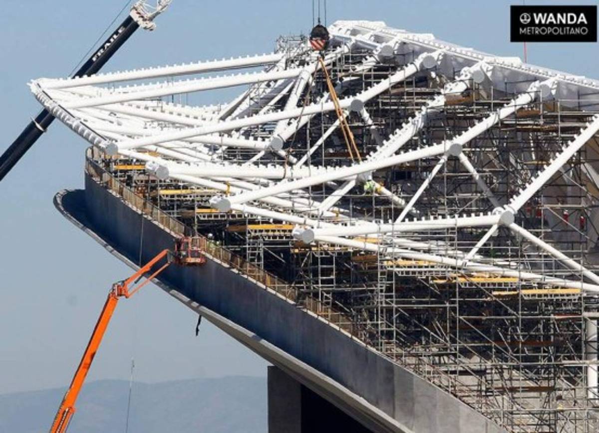 ¡BELLEZA! Así marcha la construcción del nuevo estadio del Atlético de Madrid