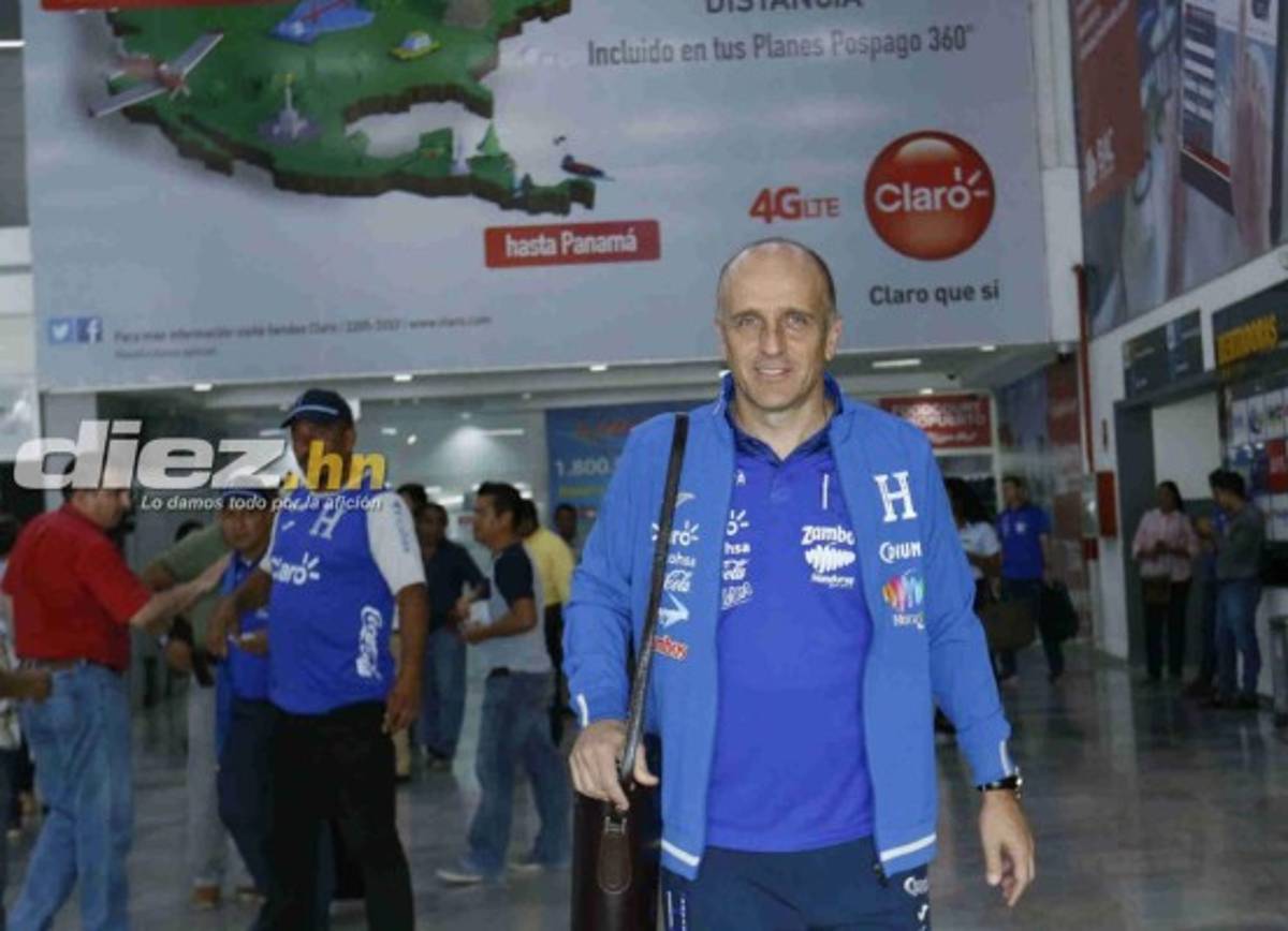 FOTOS: Jugadores de Selección de Honduras llegan tristes tras goleada ante Brasil