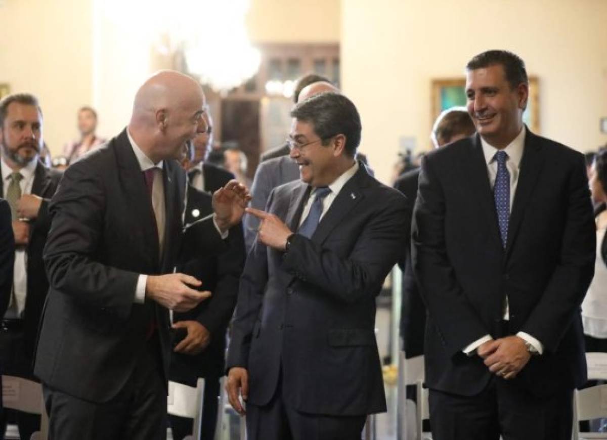 ¡Estuvo en El Birichiche! La visita de Gianni Infantino, presidente de FIFA, a Honduras