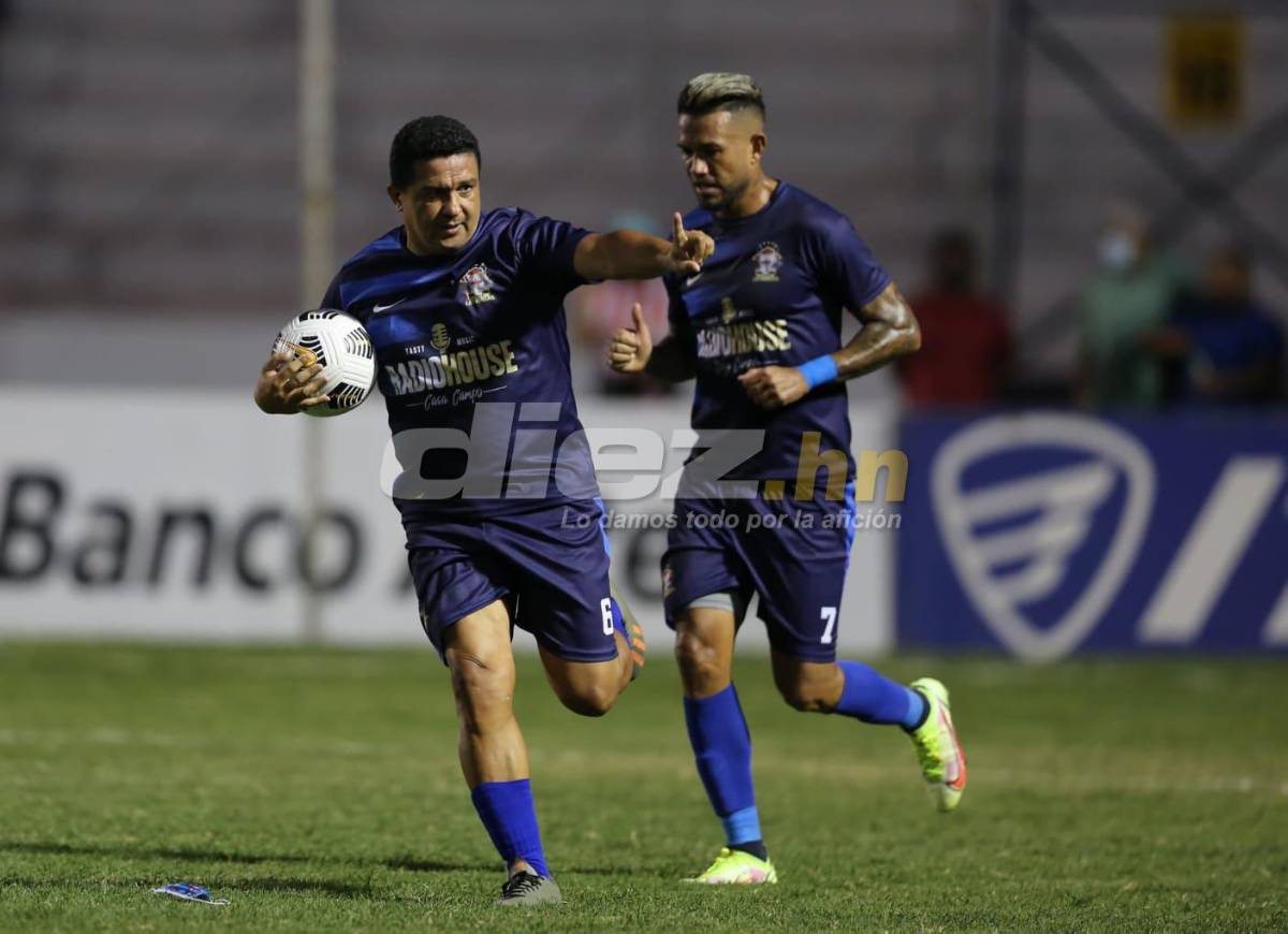 ¡No pierden el toque! Así lucen los exjugadores de Olimpia y Motagua que disfrutaron en un partido benéfico en Tegucigalpa