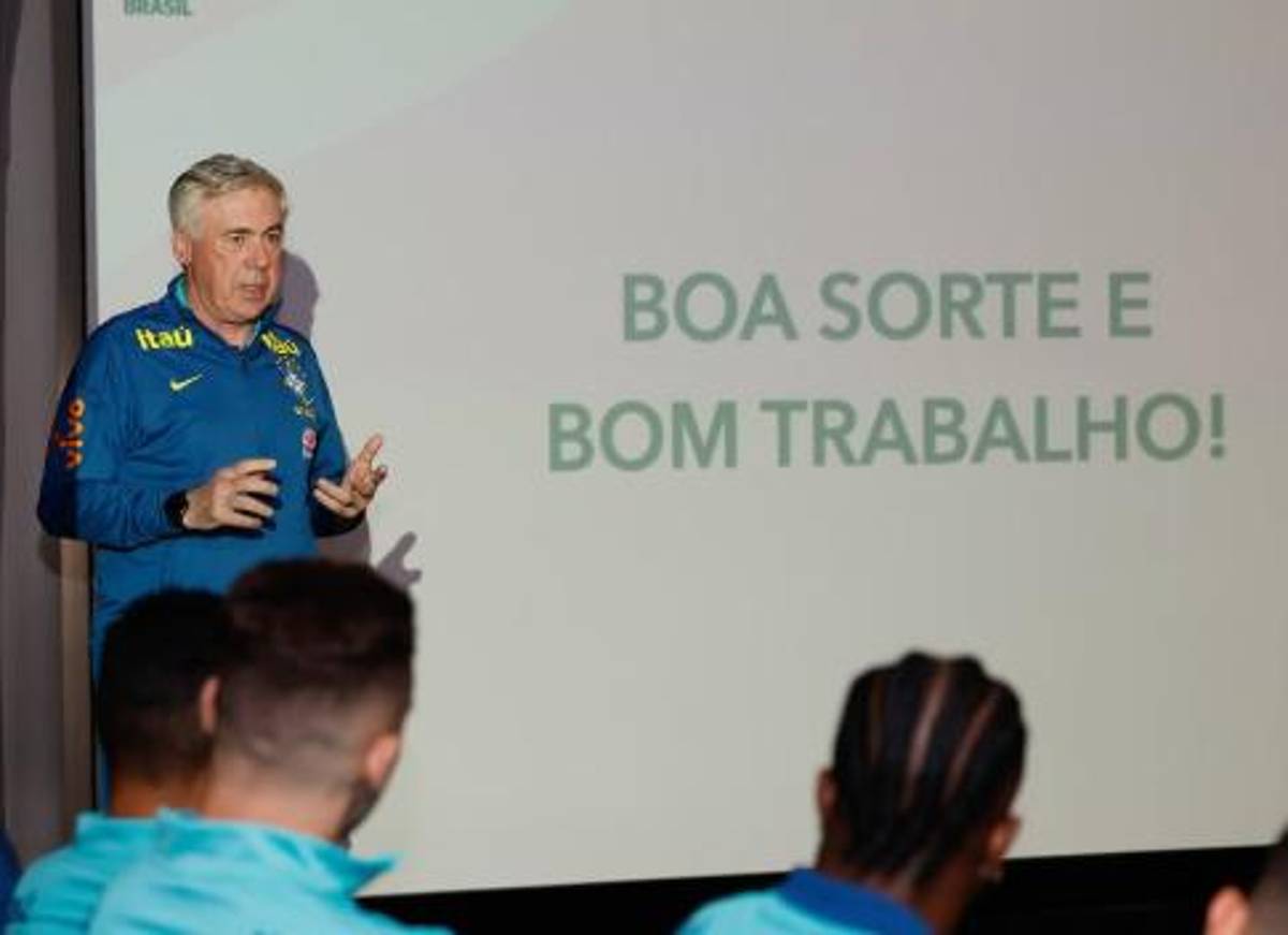 Ancelotti quedó en shock: su primer entrenamiento como DT de Brasil y los tres jugadores que faltan