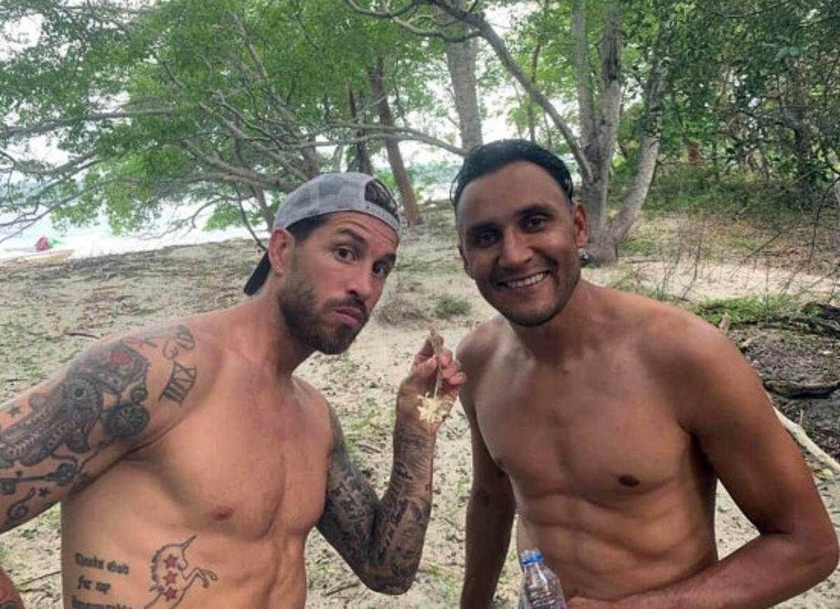 Sergio Ramos y Pilar Rubio disfrutan su luna de Miel en Costa Rica junto a Keylor Navas