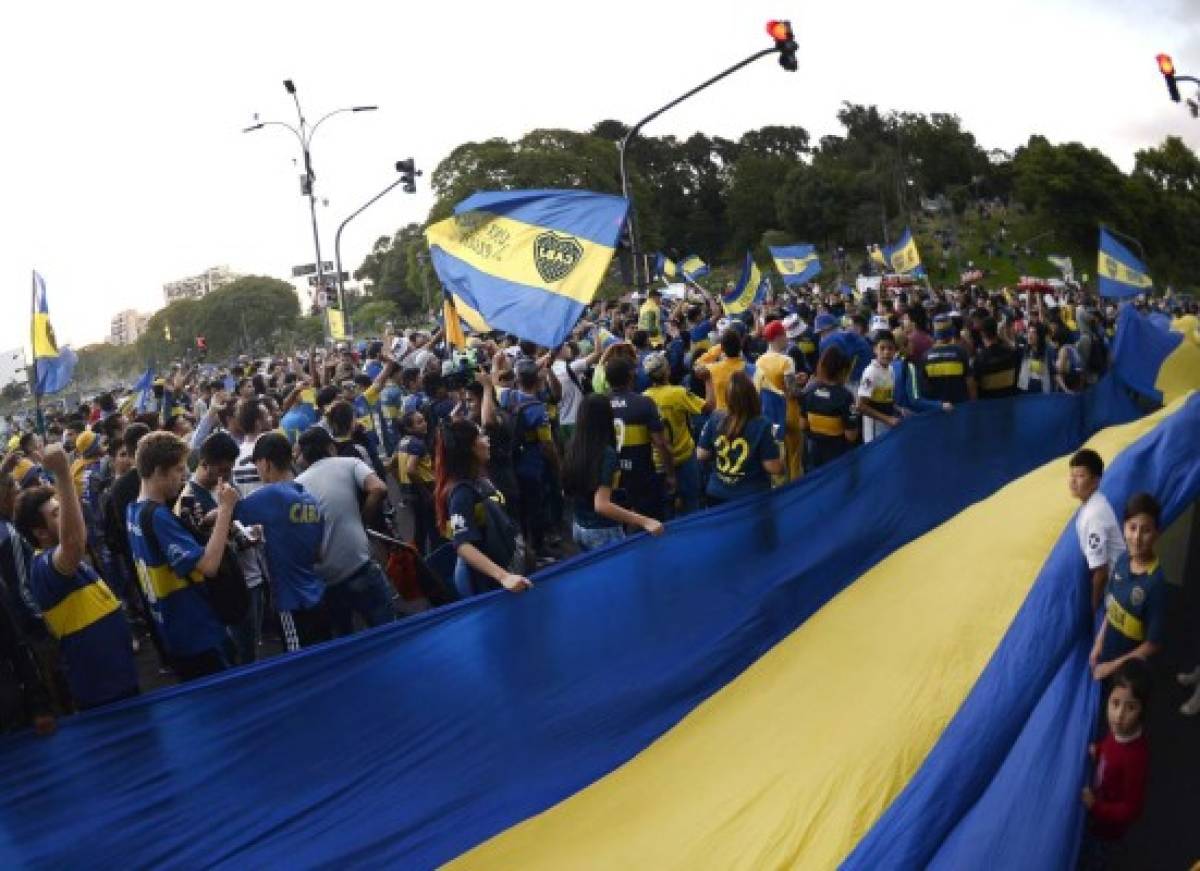 FOTOS: La impresionante despepida de los aficionados al Boca Juniors