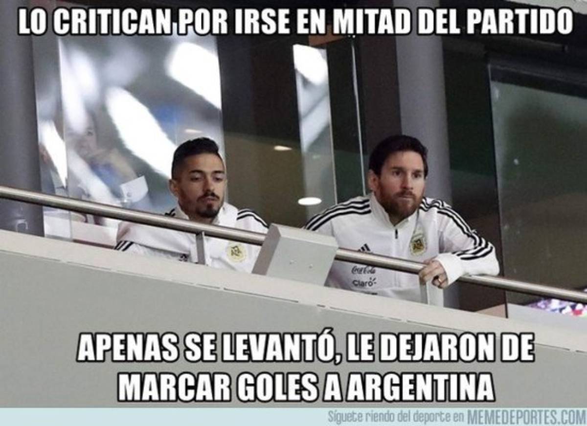 ¡Pobre Messi! Los otros memes que no has visto de la paliza a Argentina en España