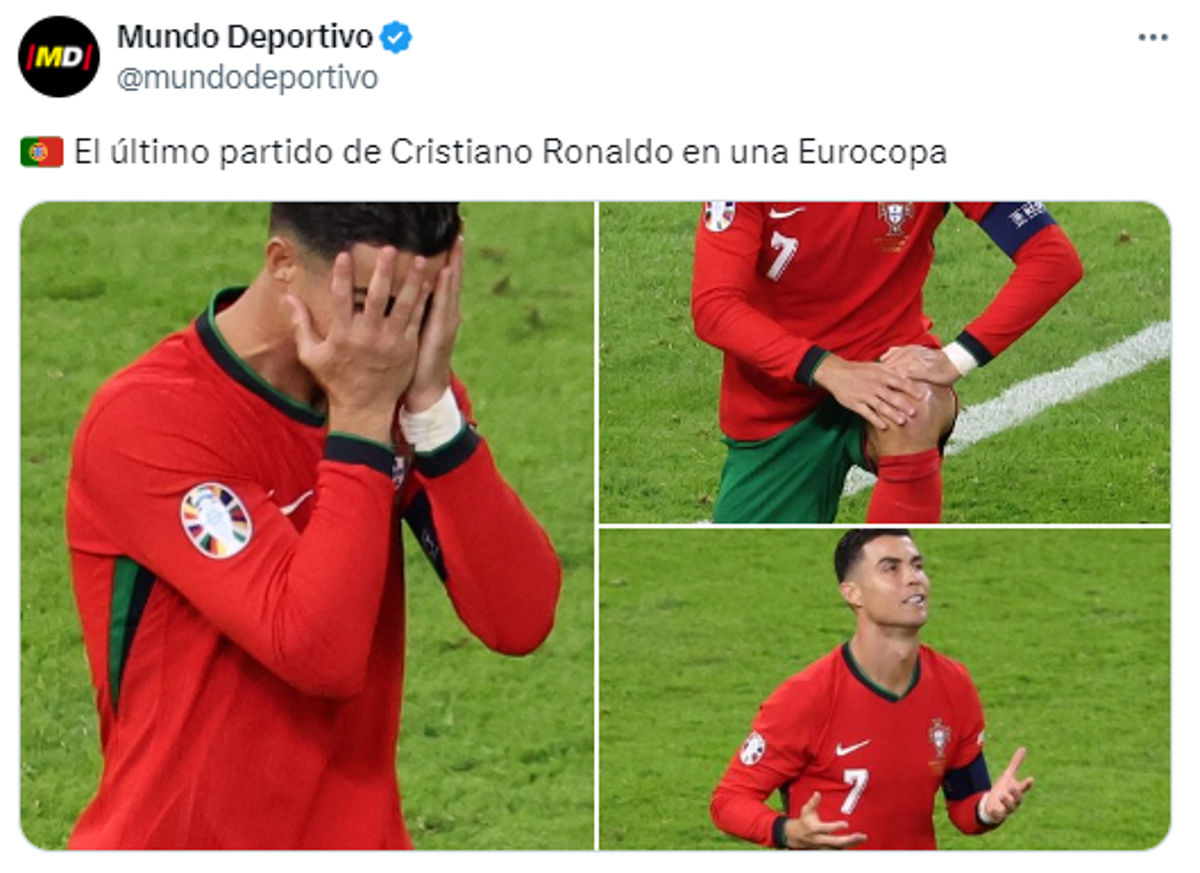 Cristiano Ronaldo se despide de la Eurocopa y así reacciona la prensa tras el Portugal-Francia: “Nada que demostrar a nadie”