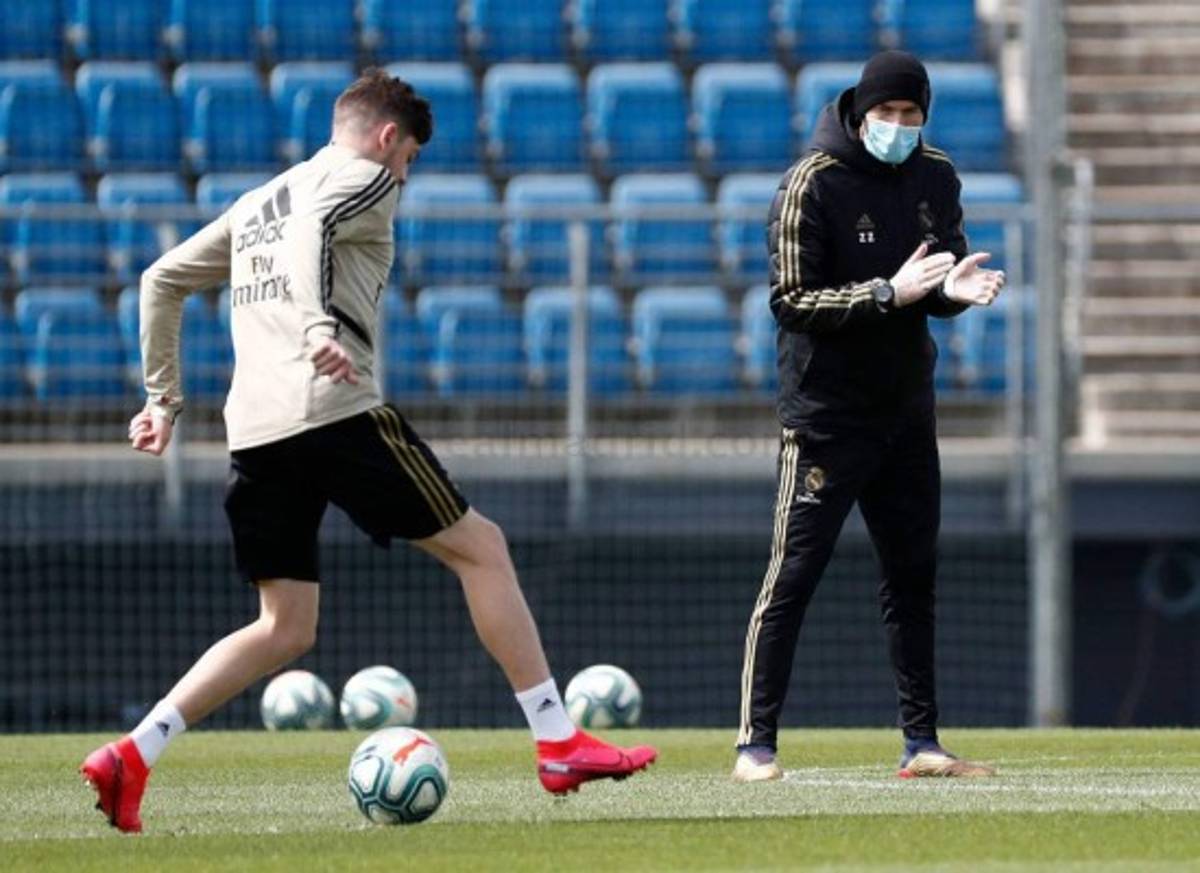 Solo uno con mascarilla: Real Madrid regreso a los entrenamientos con nuevos looks y sin protección