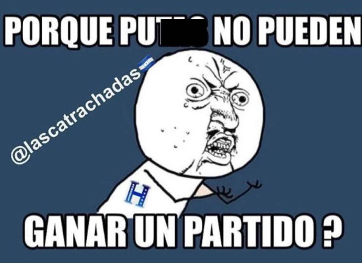 Honduras y Pinto son acribillados con duros memes al empatar ante Panamá