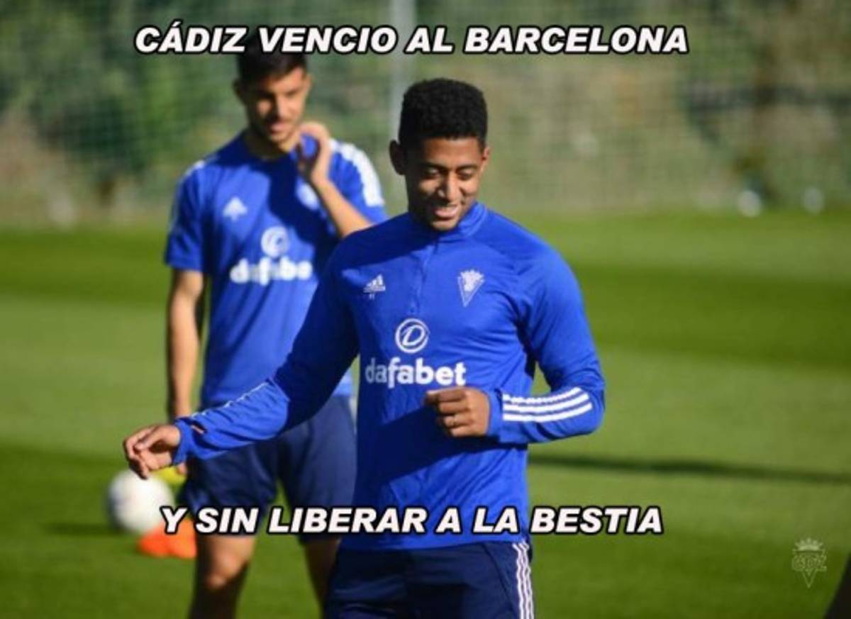 Los memes destrozan al Barcelona tras ser otra víctima del Cádiz; Choco Lozano es protagonista