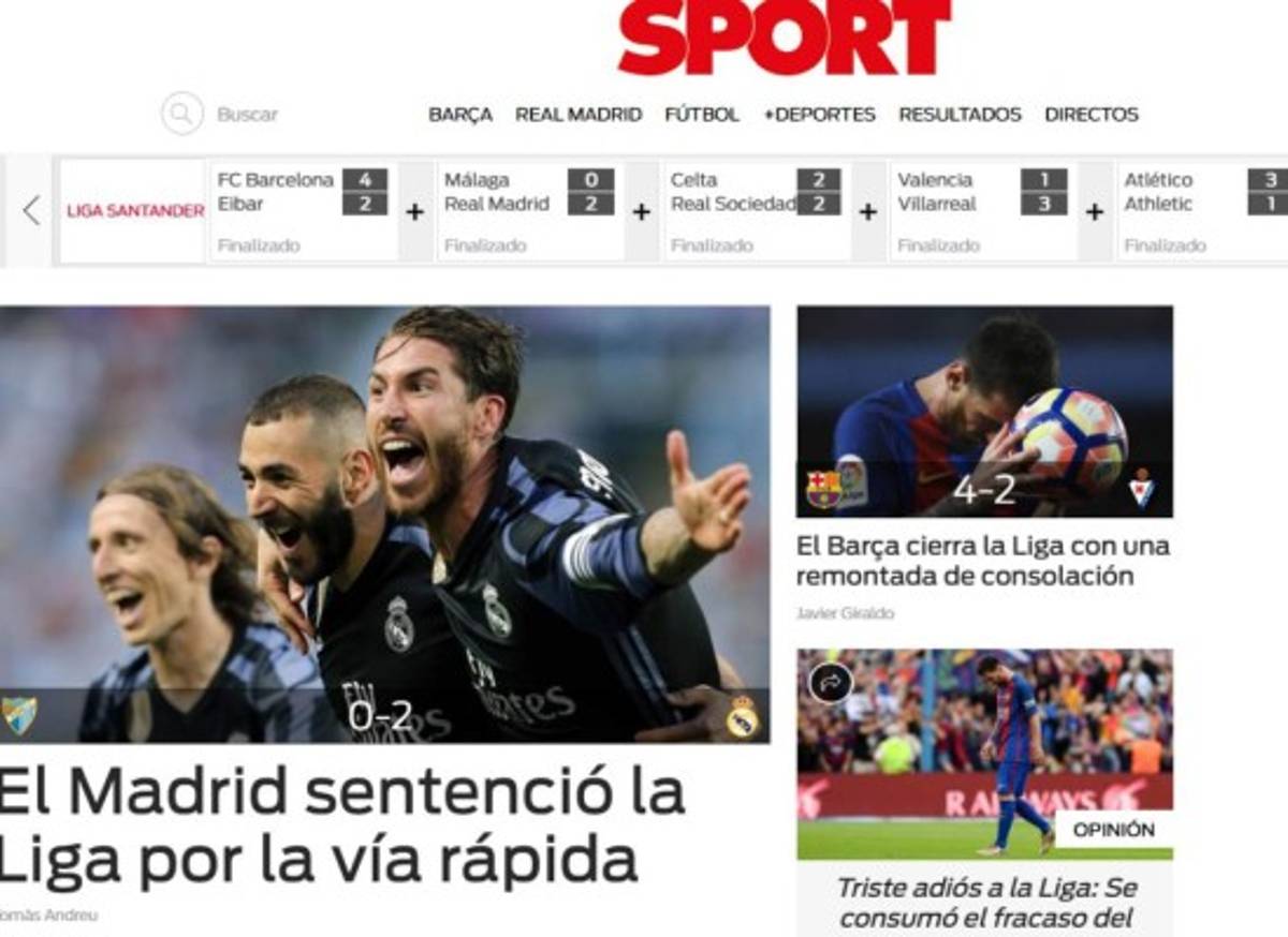 Lo que dice la prensa internacional sobre el título de Liga del Real Madrid