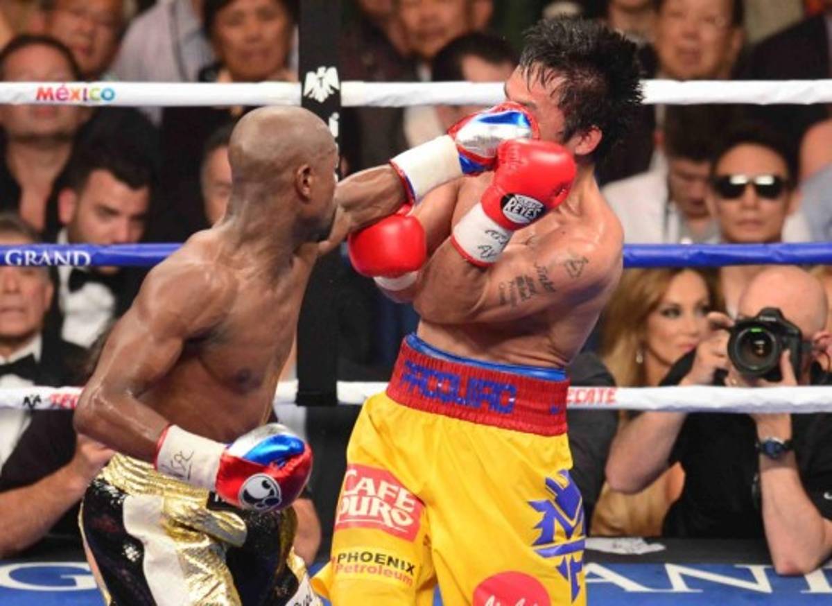 Las mejores fotos de la pelea Mayweather-Pacquiao