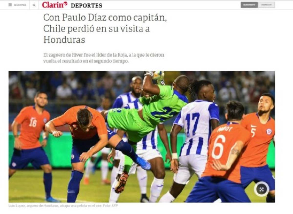 ¡Molestos! Estos dicen los medios de Chile luego de caer ante Honduras en el Olímpico