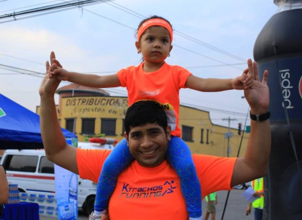 Hermosas chicas y niños felices, esto dejó la Maratón del Riñón en San Pedro Sula
