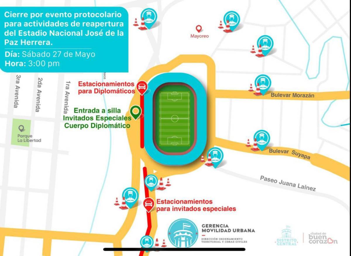 Olimpia vs Olancho: Prohibiciones y cierre de calles, una alerta a los aficionados que asistirán al partido de la gran final