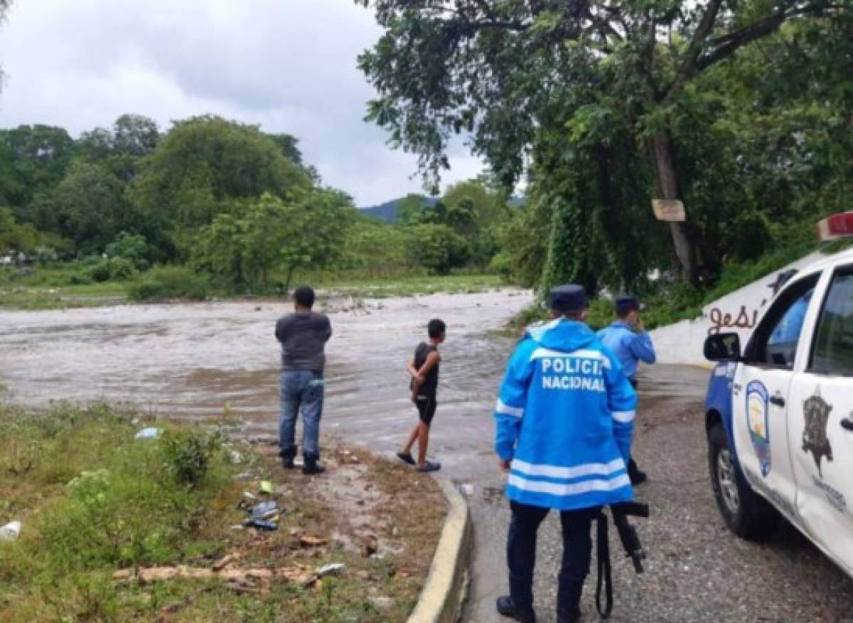 Sucumbe la capital industrial: Así luce San Pedro Sula por las fuertes lluvias que está dejando Iota