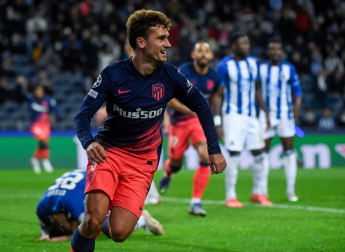 Griezmann fue uno de los que anotó gol para el Atlético de Madrid.