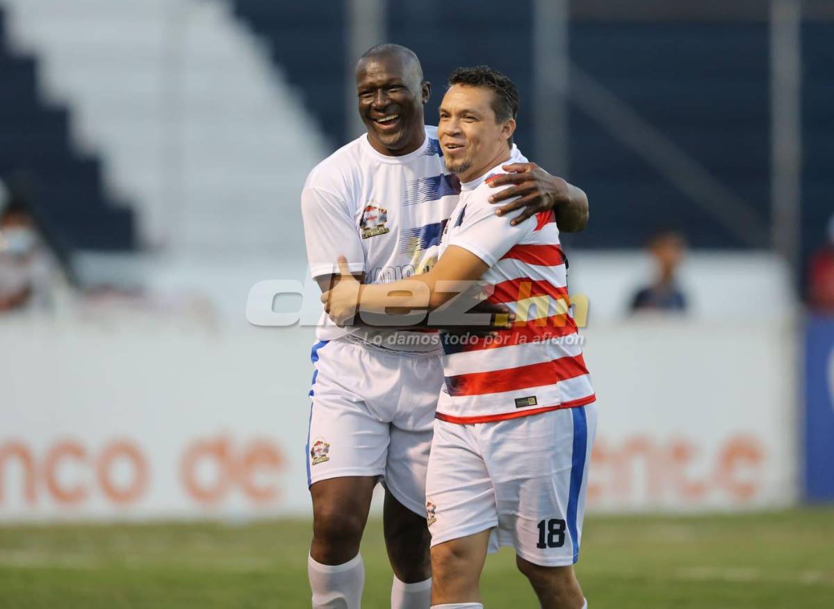 ¡No pierden el toque! Así lucen los exjugadores de Olimpia y Motagua que disfrutaron en un partido benéfico en Tegucigalpa