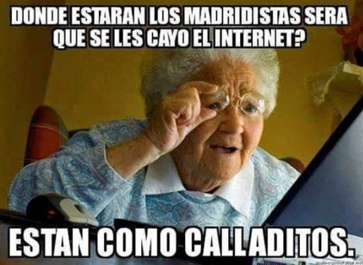 Divertidos MEMES inundan las redes sociales con el clásico Real Madrid-Barcelona