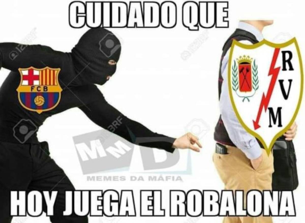 ¡Crueles! Los memes del triunfo del Barcelona sobre el Rayo en LaLiga