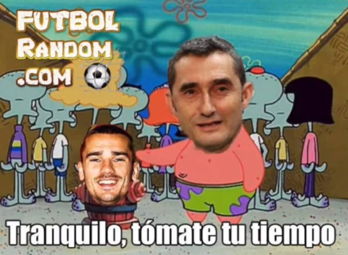 Los memes liquidan a Messi por su discurso y a Griezmann que no hace 'nada' luego del Barcelona-Arsenal