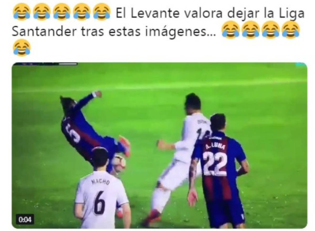 Memes: Destrozan al Real Madrid tras vencer al Levante gracias al VAR