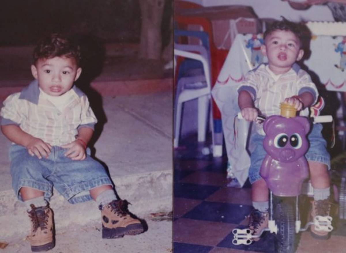 FOTOS: El álbum de la infancia de Danny Acosta en Honduras