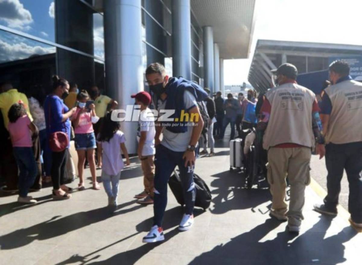 Fotos: Así fue regreso de la Selección de Honduras tras la amarga derrota sufrida en Costa Rica