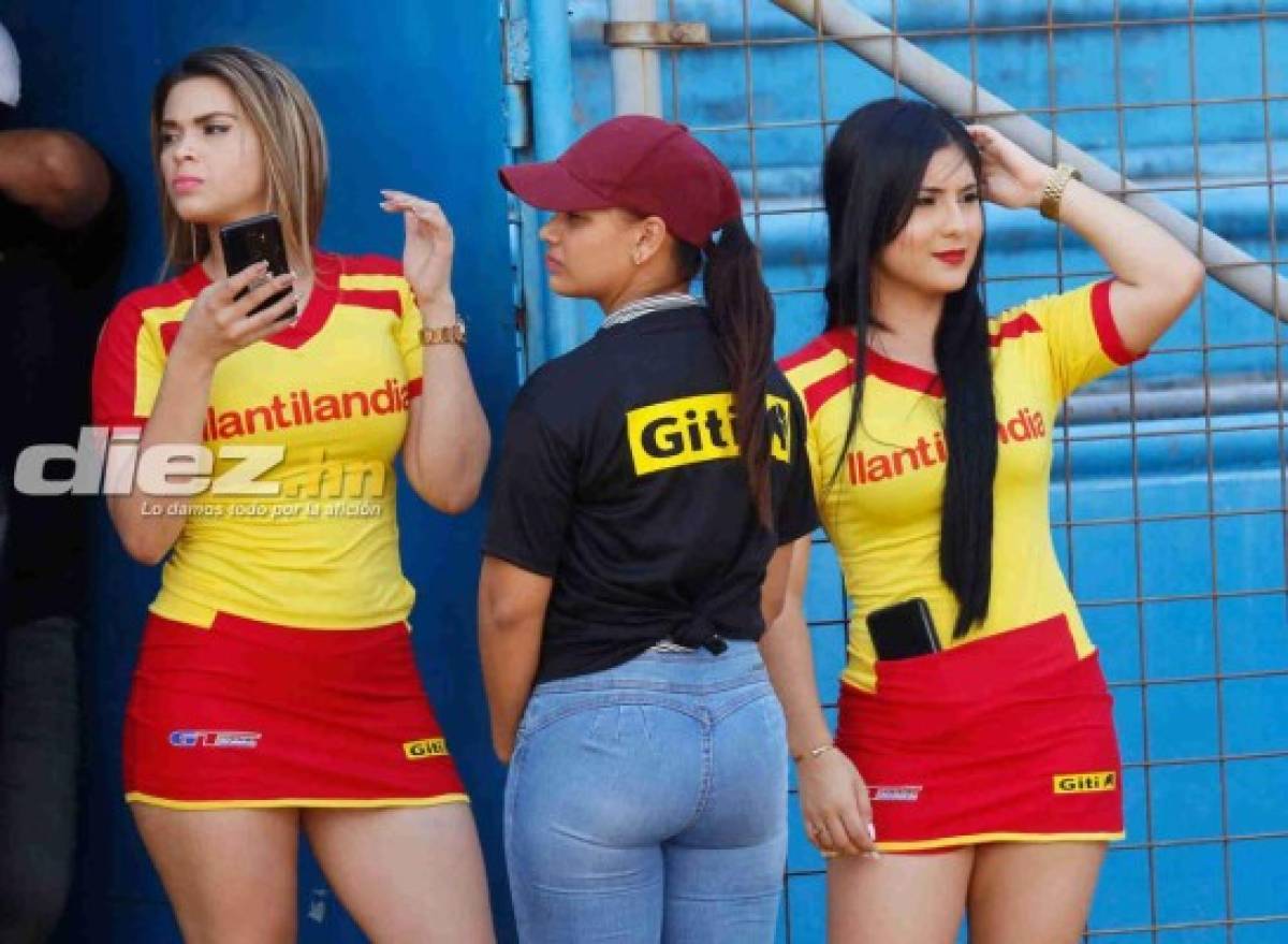 ¡Qué linduras! Las bellas chicas que engalanaron el clásico sampedrano