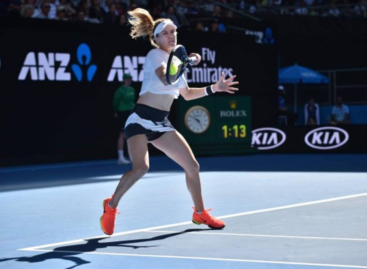 Eugenie Bouchard, la bella canadiense que engalana el Australian Open