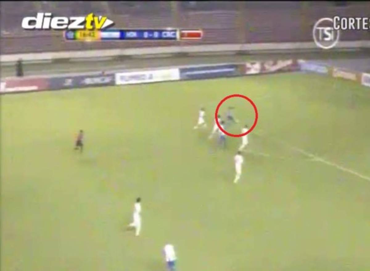 Con estupendo golazo de Andino Portillo, Honduras está derrotando a Costa Rica