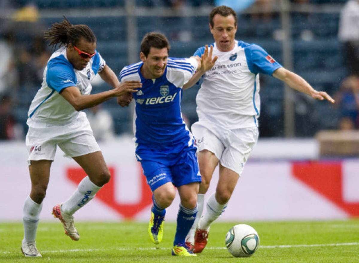 Messi protagonizó un duelo de exhibición en México.