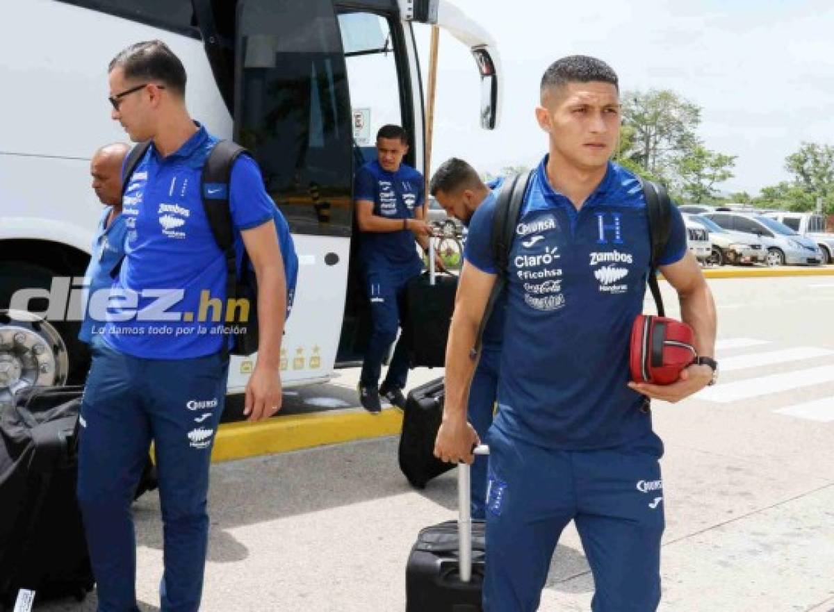 FOTOS: Selección de Honduras salió rumbo a Jamaica para su debut en Copa Oro