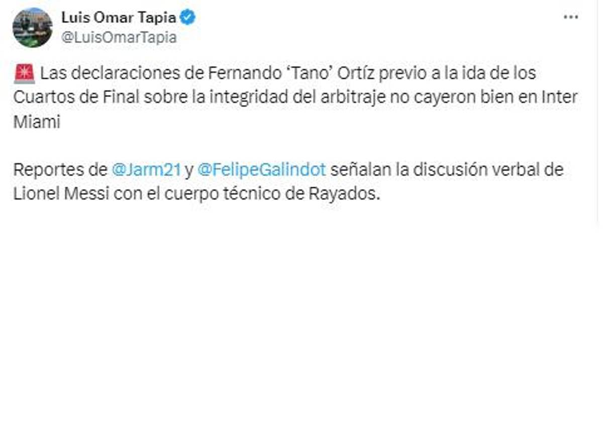 Faitelson y prensa mexicana en alerta por Messi: “Explotó contra los árbitros y ya sabemos que pasa cuando se enoja”