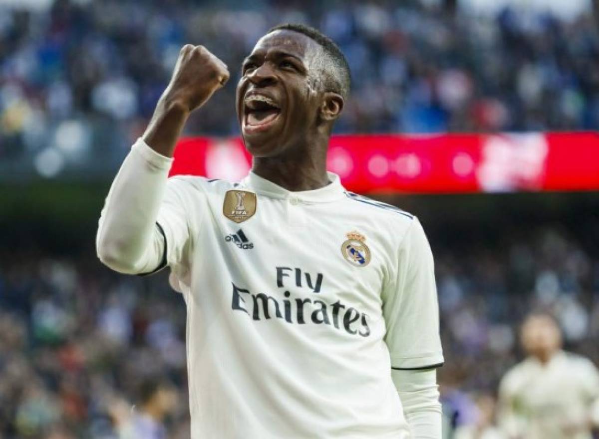 Vinicius se ganó el cariño del Bernabéu celebrando un gol que no fue suyo