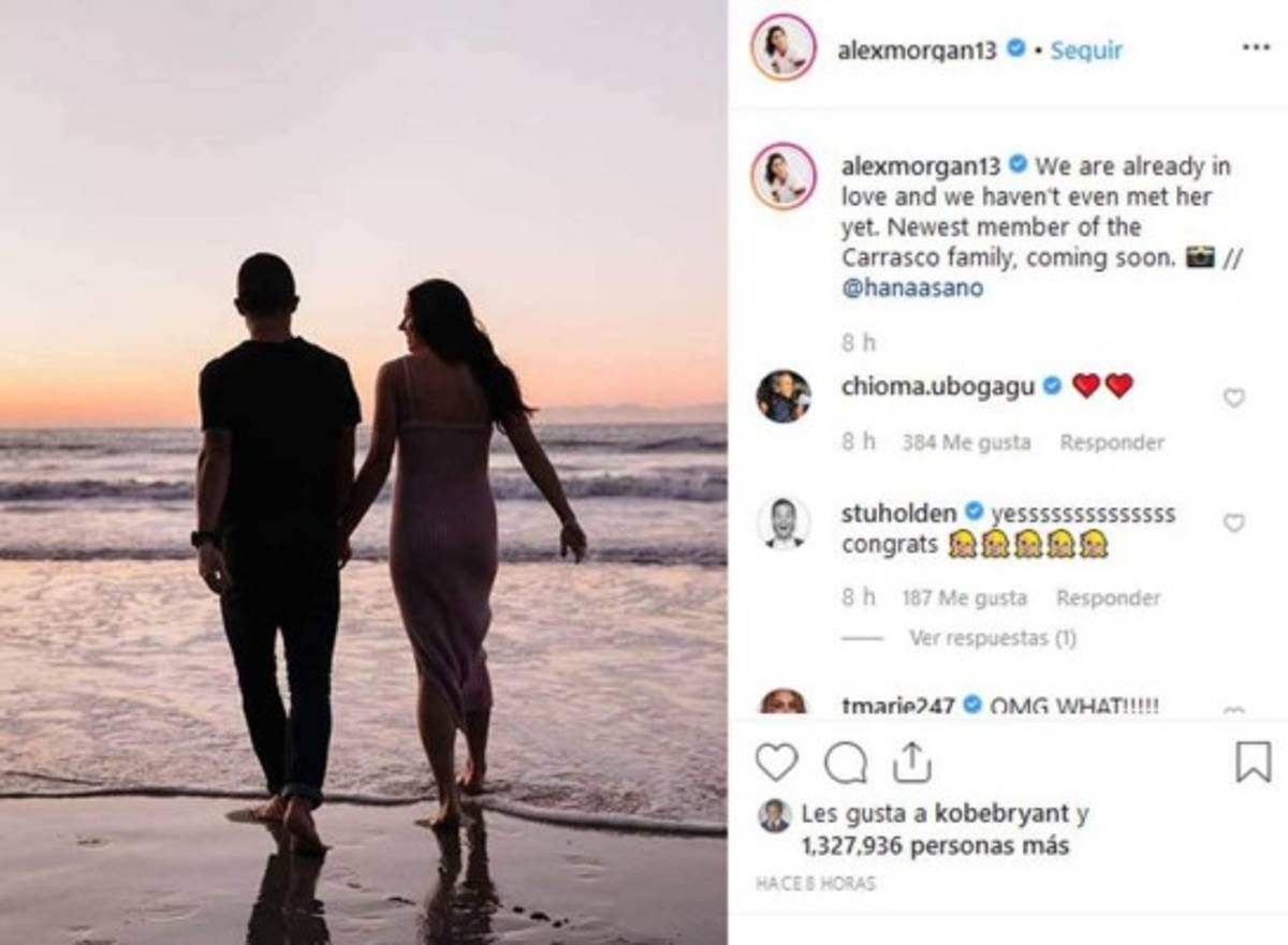 Anuncio médiatico: Alex Morgan da a conocer que será madre en abril de 2020  