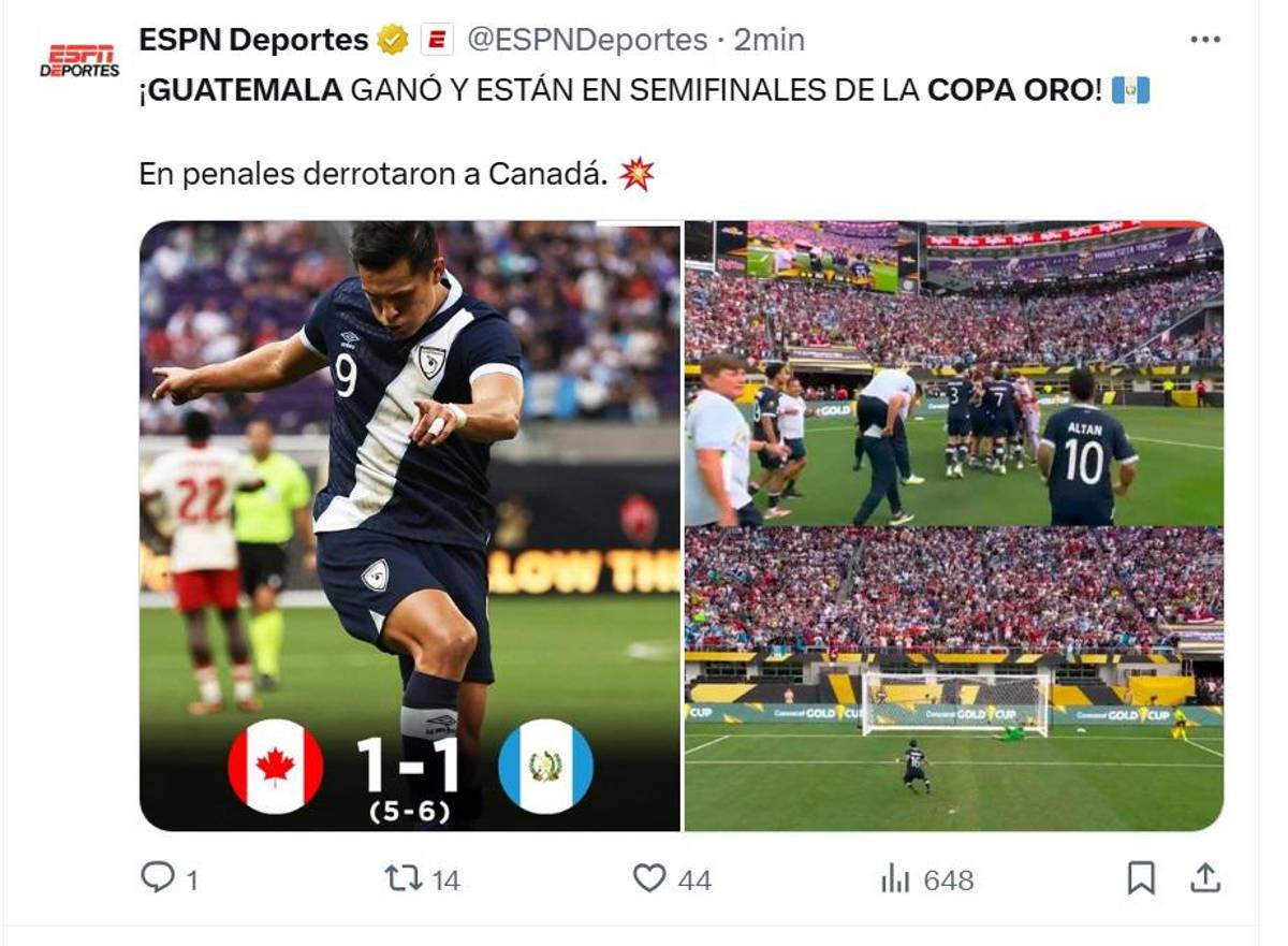 Faitelson se rinde como pocas veces: Guatemala monumental y Tena, flaco de oro, las redes explotan luego de eliminar a Canadá