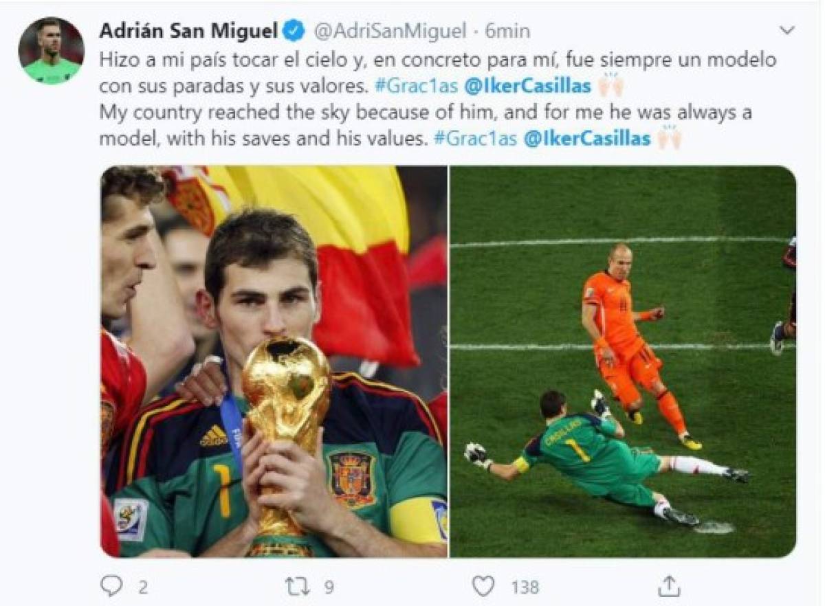 Retiro de Iker Casillas causa consternación en todo el mundo: Buffon sorprende con conmovedor mensaje en Twitter