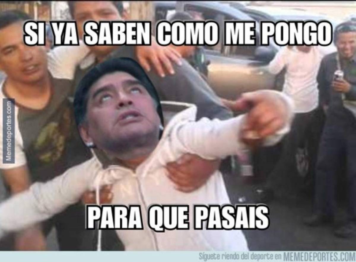 Los otros memes que no has visto de Messi y Maradona tras el Argentina-Nigeria